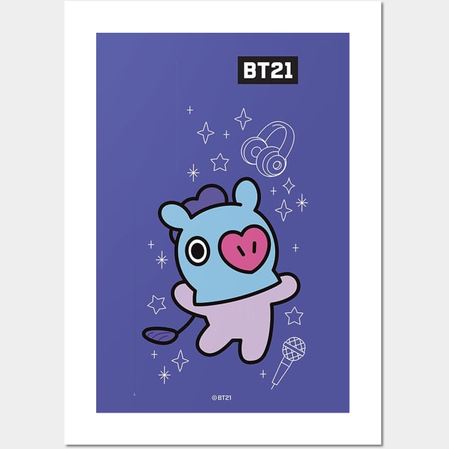 BT21 - Mang Wall Art by ZeroKara